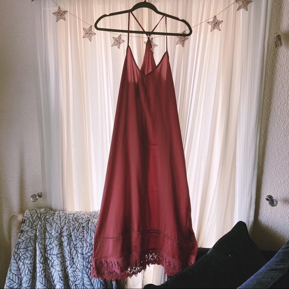 Cotton On Slip Dress with Lace like trim